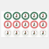 Kerstkerstkerstkerstkerstkerstkerstman met Duitse Labels (Vel)