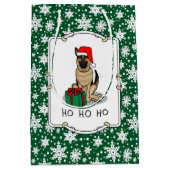 Kerstkerstkerstkerstkerstkerstkerstman met Duitse  Medium Cadeauzakje (Voorkant)