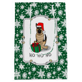 Kerstkerstkerstkerstkerstkerstkerstman met Duitse  Medium Cadeauzakje (Achterkant)