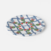 Kerstkerstkerstkerstkerstkerstkerstman met Ginger Papieren Bordje (Gekanteld)