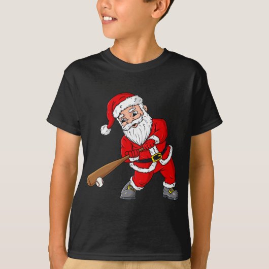 Kerstkerstkerstkerstkerstkerstkerstman met honkbal t-shirt (Voorkant)