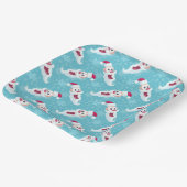 Kerstkerstkerstkerstkerstkerstkerstman met sneeuwv papieren bordje (Gebogen)