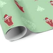 Kerstkerstkerstkerstkerstkerstkerstman met T-Bone  Cadeaupapier (Rol Hoek)