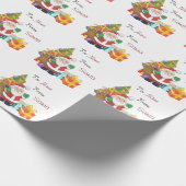 Kerstkerstkerstkerstkerstkerstkerstman, op en van  cadeaupapier (Hoek)