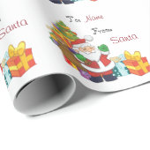 Kerstkerstkerstkerstkerstkerstkerstman, op en van  cadeaupapier (Rol Hoek)