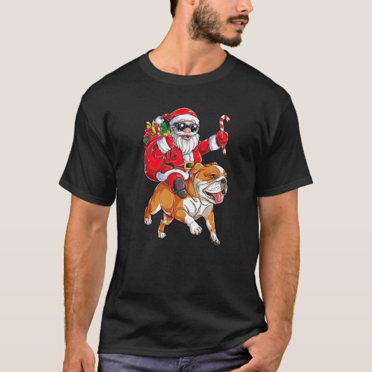 Kerstkerstkerstkerstkerstkerstkerstman Riding Engl T-shirt (Voorkant)