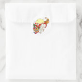 kerstkerstkerstkerstkerstkerstkerstman ronde sticker (Tas)