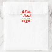 kerstkerstkerstkerstkerstkerstkerstman ronde sticker (Tas)