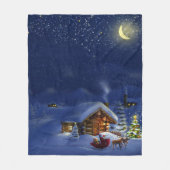 Kerstkerstkerstkerstkerstkerstkerstmanboom winter fleece deken (Voorkant)