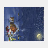 Kerstkerstkerstkerstkerstkerstkerstmanboom winter fleece deken (Voorkant (Horizontaal))