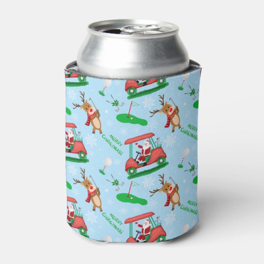 Kerstkerstkerstkerstkerstkerstkerstmangans met ren blikjeskoeler (Blikje Voorkant)