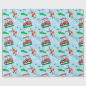 Kerstkerstkerstkerstkerstkerstkerstmangans met ren cadeaupapier (Vlak)