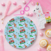 Kerstkerstkerstkerstkerstkerstkerstmangans met ren papieren bordje (Feest)