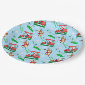 Kerstkerstkerstkerstkerstkerstkerstmangans met ren papieren bordje (Gekanteld)