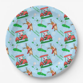 Kerstkerstkerstkerstkerstkerstkerstmangans met ren papieren bordje