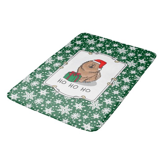Kerstkerstkerstkerstkerstkerstkerstmanhoe-hondjes  badmat (Gekanteld)