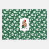 Kerstkerstkerstkerstkerstkerstkerstmanhoe-hondjes  inpakpapier vel (Voorkant)