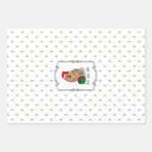 Kerstkerstkerstkerstkerstkerstkerstmanhoe-hondjes  inpakpapier vel (Voorkant 3)