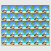 Kerstkerstkerstkerstkerstkerstkerstmantropische do cadeaupapier (Vlak)