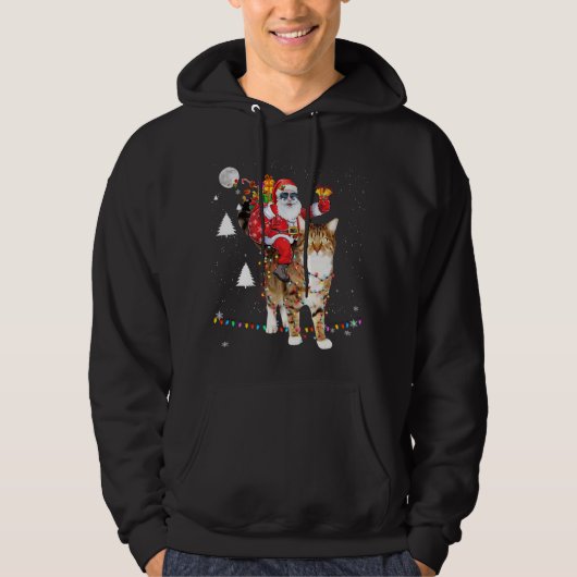 Kerstkerstkerstkerstkerstkerstkerstmis die de tijg hoodie (Voorkant)