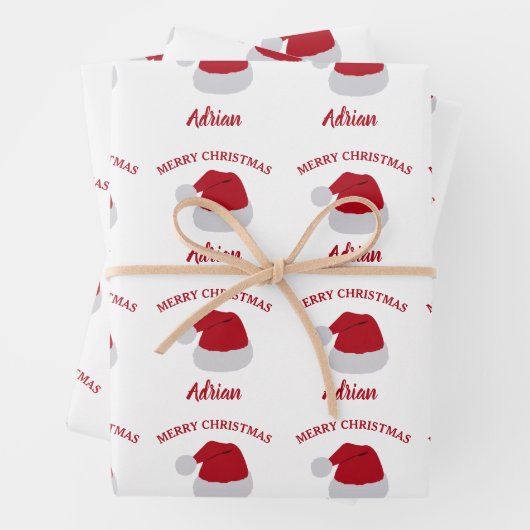 Kerstkerstkerstkerstkerstkerstkerstmis en aangepas inpakpapier vel (In situ)