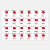 Kerstkerstkerstkerstkerstkerstkerstmis en aangepas inpakpapier vel (Voorkant)