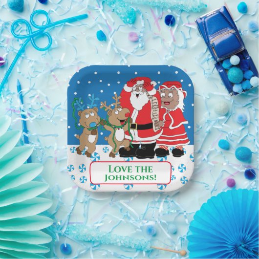 kerstkerstkerstkerstkerstkerstkerstmis papieren bordje (Feest)