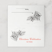 Kerstkerstkerstkerstkerstkerstkersttenslaart #1 es plaatskaartje (Buitenkant ongevouwen)