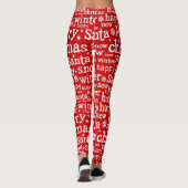 Kerstkerstkerstkerstkerstkerstkerstwinter Leggings (Achterkant)