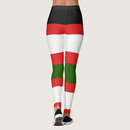 Kerstkerstkerstkerstkerstkerstkledij Leggings (Achterkant)