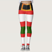 Kerstkerstkerstkerstkerstkerstkledij Leggings (Voorkant)
