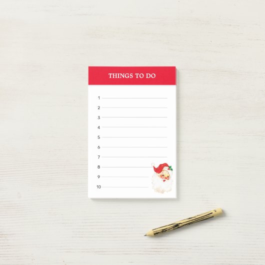 kerstkerstkerstkerstkerstkerstman, bewerkbare ding post-it® notes (Op bureau)