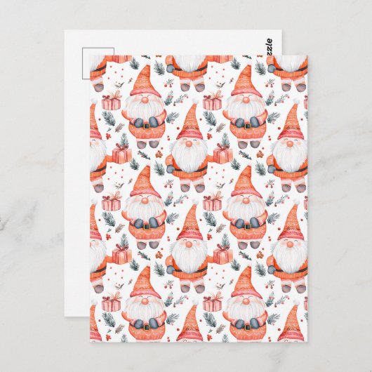 kerstkerstkerstkerstkerstkerstman briefkaart (Voorkant / Achterkant)