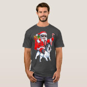 Kerstkerstkerstkerstkerstkerstman die de Franse Bu T-shirt (Voorkant volledig)
