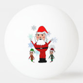 Kerstkerstkerstkerstkerstkerstman en Elves Pingpongbal (Voorkant)