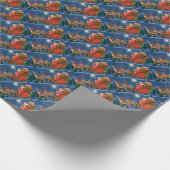 Kerstkerstkerstkerstkerstkerstman en Slaapsen Cadeaupapier (Hoek)