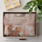 Kerstkerstkerstkerstkerstkerstman en slee met rend tissuepapier (Geschenk)