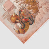 Kerstkerstkerstkerstkerstkerstman en slee met rend tissuepapier (Detail)