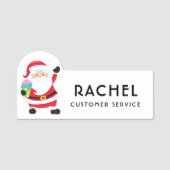 kerstkerstkerstkerstkerstkerstman - Gepersonalisee Naamplaatje (Voorkant)