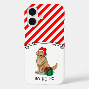 Kerstkerstkerstkerstkerstkerstman Golden Retriever iPhone 16 Hoesje