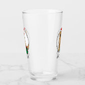 Kerstkerstkerstkerstkerstkerstman Golden Retriever Glas (Rechts)