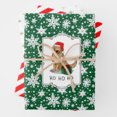 Kerstkerstkerstkerstkerstkerstman Golden Retriever Inpakpapier Vel (In situ)