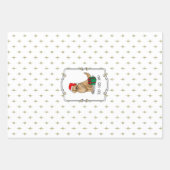 Kerstkerstkerstkerstkerstkerstman Golden Retriever Inpakpapier Vel (Voorkant 3)