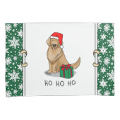 Kerstkerstkerstkerstkerstkerstman Golden Retriever Kussensloop (Voorkant-Rechts)