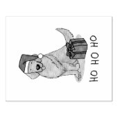 Kerstkerstkerstkerstkerstkerstman Golden Retriever Rubberstempel (Afrduk)