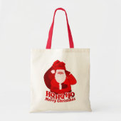 Kerstkerstkerstkerstkerstkerstman "Ho Ho Merry Ker Tote Bag (Voorkant)
