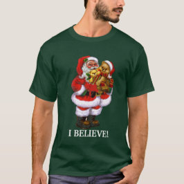 Kerstkerstkerstkerstkerstkerstman Ik geloof Mannen T-shirt
