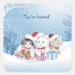 kerstkerstkerstkerstkerstkerstman Kittens Sticker