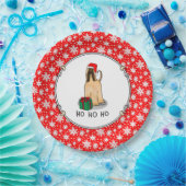 Kerstkerstkerstkerstkerstkerstman met Afghaanse ho Papieren Bordje (Feest)