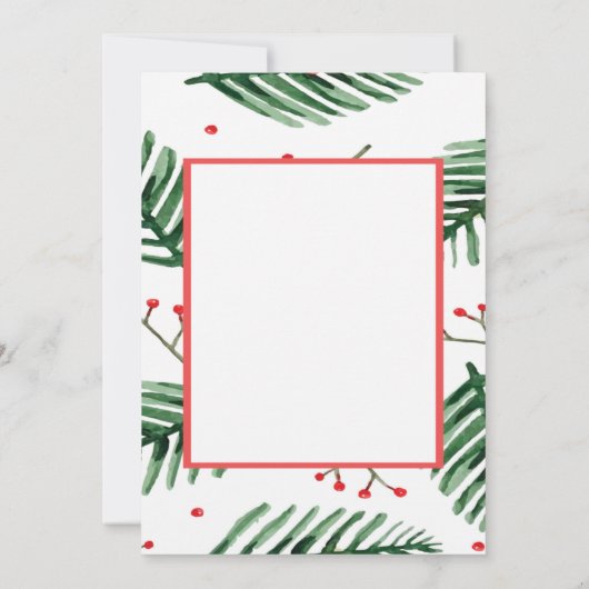 Kerstkerstkerstkerstkerstkerstman met Flamingo Gre Feestdagenkaart (Achterkant)